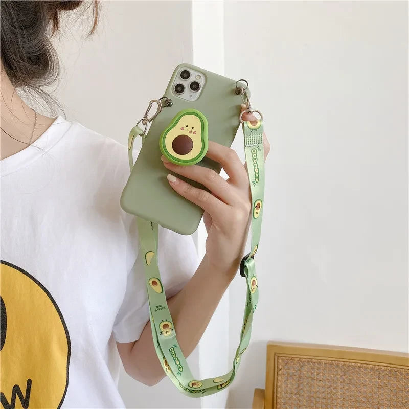 Avocado Lanyard Phone Case
