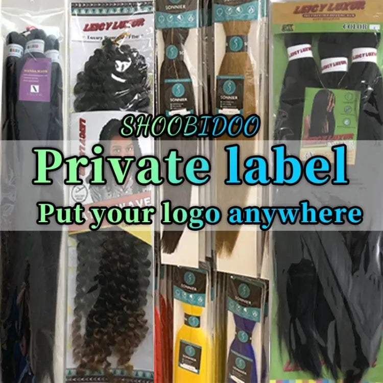 Wholesale Ombre Spetra Pre-stretched Ez Braid  Pre Prestrech Private Label  Ez Braiding Hair Pre Stretch Bulk