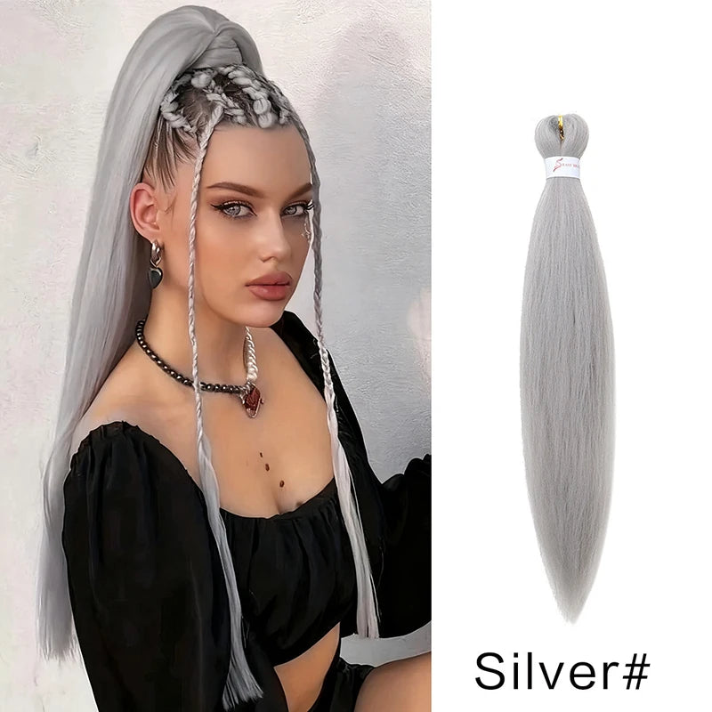 Synthetic  Braiding Hair Pre Stretched 20Inch Hair Extension Jumbo Braids Hair For Crochet Passion Twist Hair 1Pcs