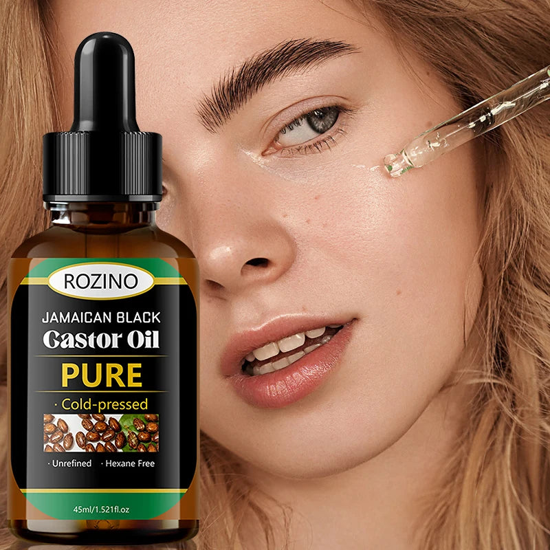 1Pcs/2Pcs/3Pcs Pure Castor Oil - Natural Plant-Based Oil, Cold-Pressed and Unrefined, Light Beige Color