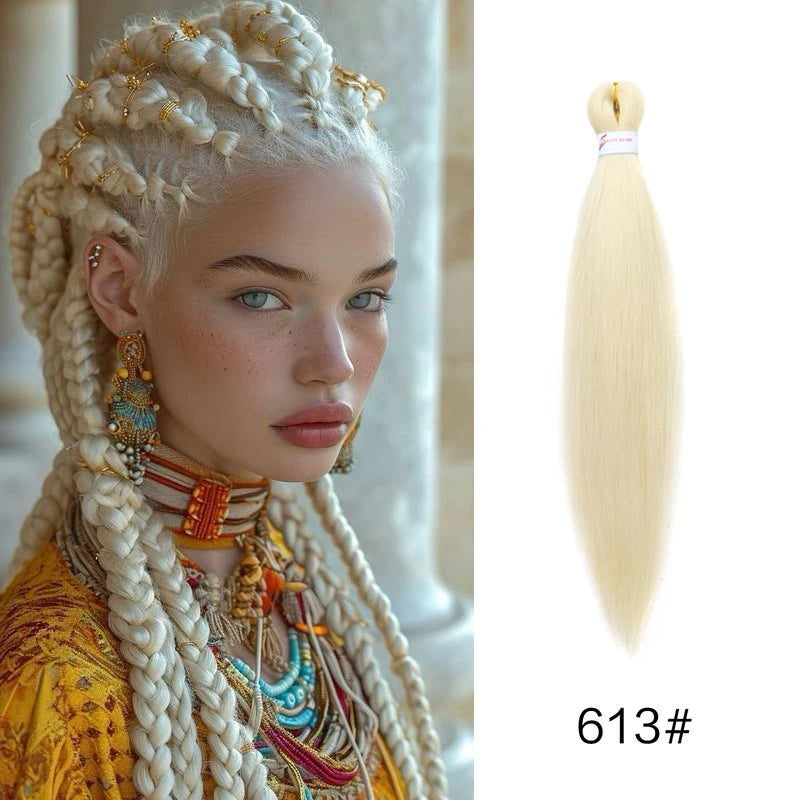 Synthetic  Braiding Hair Pre Stretched 20Inch Hair Extension Jumbo Braids Hair For Crochet Passion Twist Hair 1Pcs