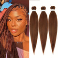 Pre Stretched Synthetic Braiding Hair 3Pcs for Professional Braiding Hair Extensions  Crochet Braid