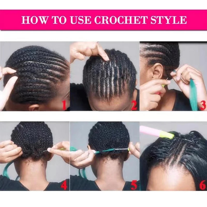 Synthetic  Braiding Hair Pre Stretched 20Inch Hair Extension Jumbo Braids Hair For Crochet Passion Twist Hair 1Pcs