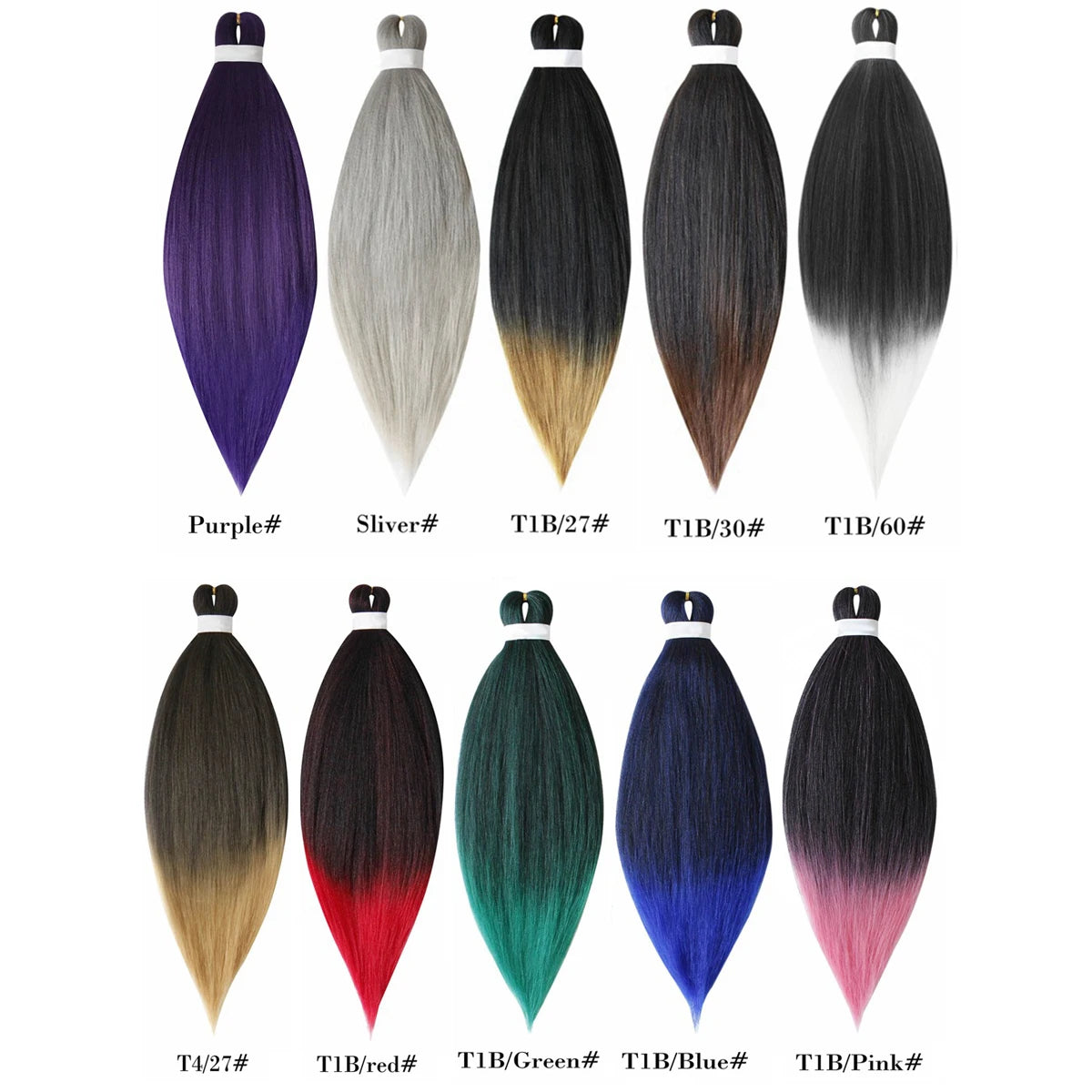 Synthetic Pre Stretched Braiding Hair Light Pink Braiding Hair Yaki Texture Hot Water Setting Professional Braids Hair 24 Inches