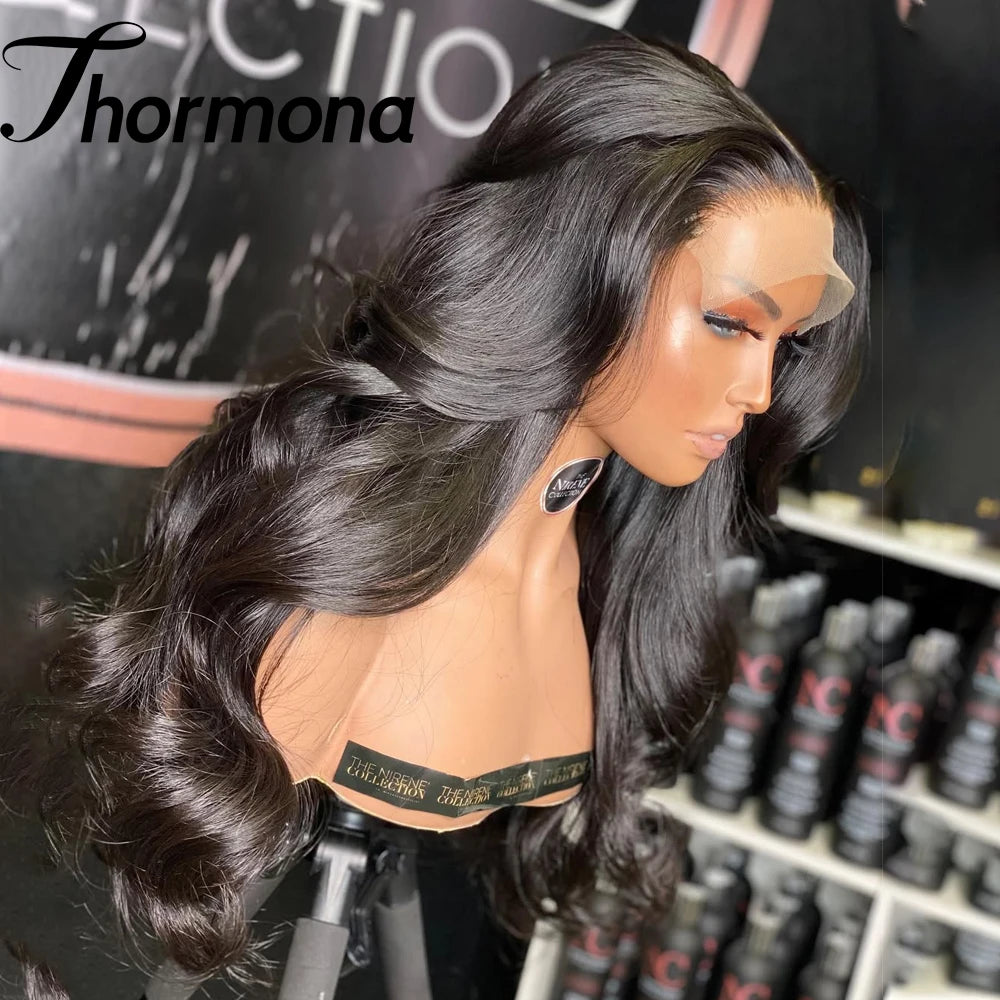 Honey Blonde 13x6 HD Lace Front Wig Synthetic Body Wave Lace Frontal Wigs Pre Plucked 30# Honey Blonde Wig