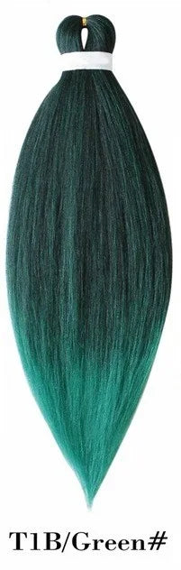 Synthetic Pre Stretched Braiding Hair Light Pink Braiding Hair Yaki Texture Hot Water Setting Professional Braids Hair 24 Inches