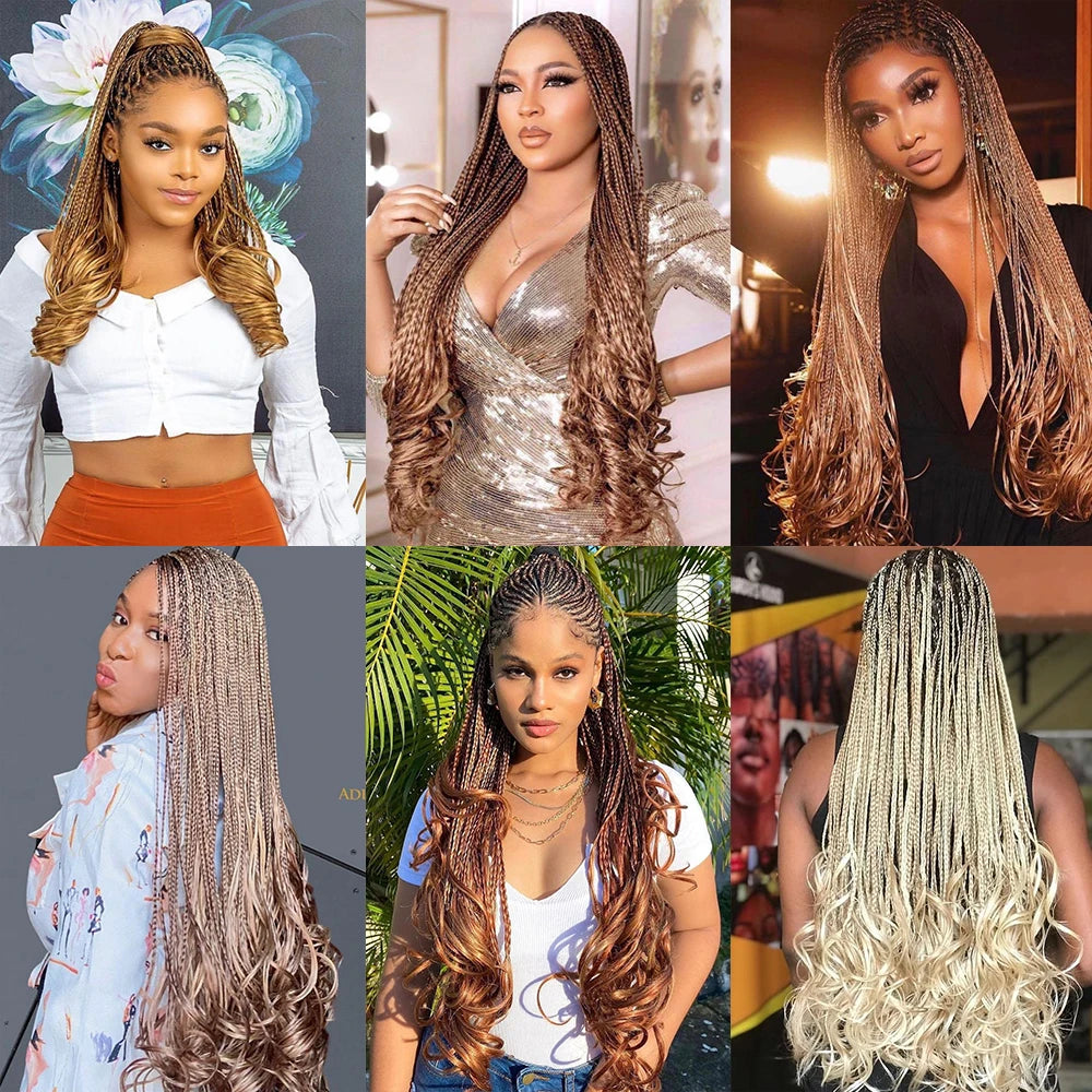French Curls Braiding Hair Synthetic Spiral Curls For Women Pre Stretched Loose Wave Crochet Hair Extensions Hair Expo City