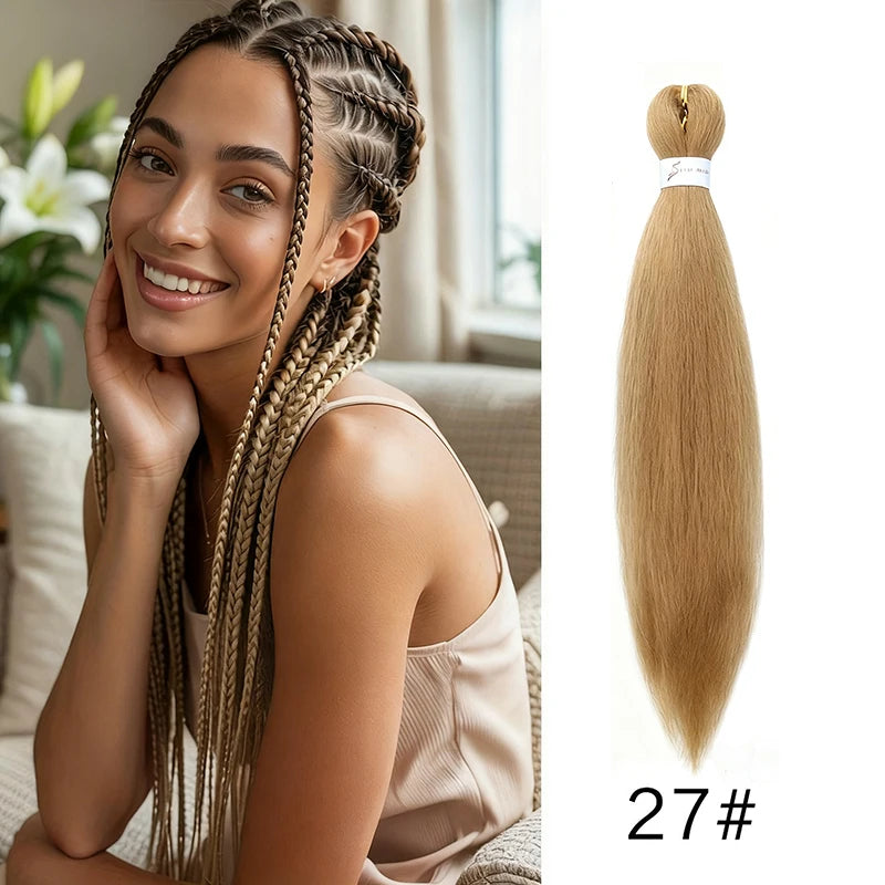 Synthetic  Braiding Hair Pre Stretched 20Inch Hair Extension Jumbo Braids Hair For Crochet Passion Twist Hair 1Pcs