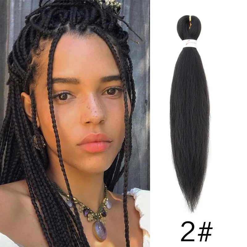 Synthetic  Braiding Hair Pre Stretched 20Inch Hair Extension Jumbo Braids Hair For Crochet Passion Twist Hair 1Pcs