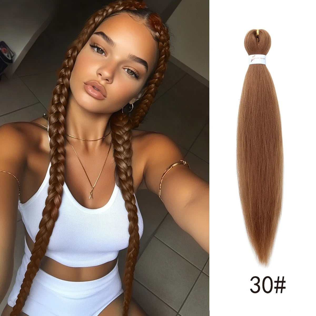 Synthetic  Braiding Hair Pre Stretched 20Inch Hair Extension Jumbo Braids Hair For Crochet Passion Twist Hair 1Pcs