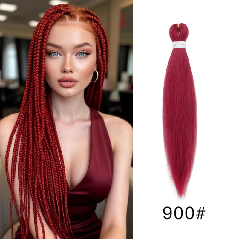 Synthetic  Braiding Hair Pre Stretched 20Inch Hair Extension Jumbo Braids Hair For Crochet Passion Twist Hair 1Pcs