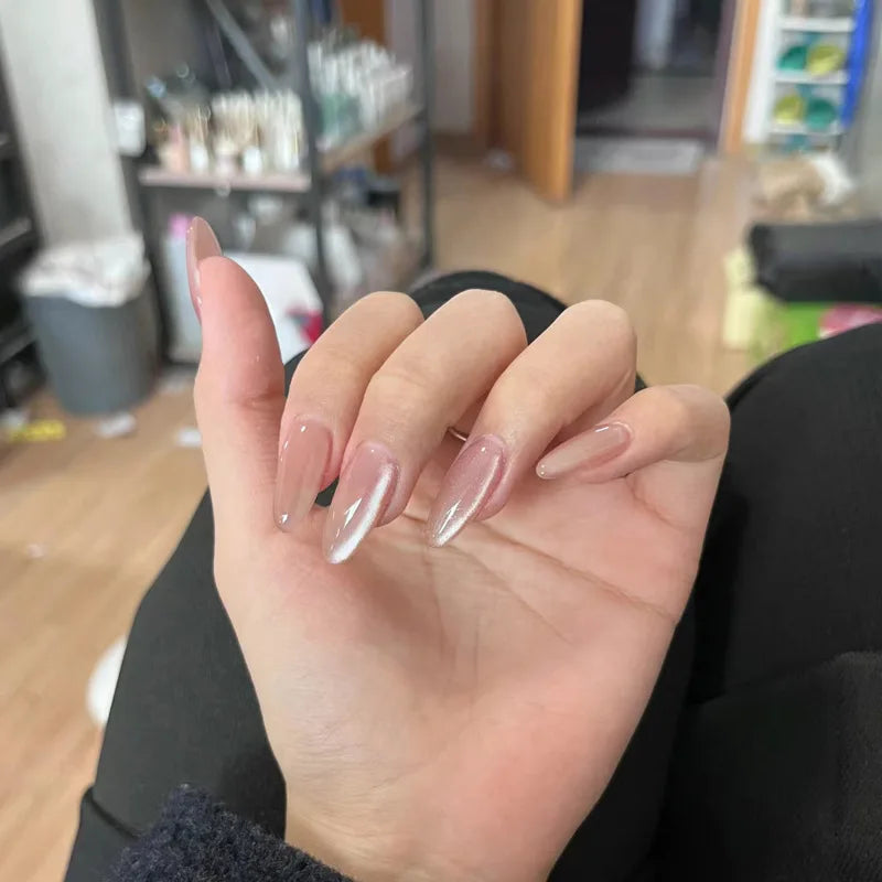 3D Acrylic False Nails Almond Medium Press on Fake Nails & More (37 Options)