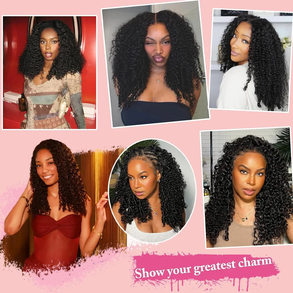 Burmese Curly Crochet Hair 18inch Knotless Curly with Spiral Curl Ends Synthetic Hair for Women