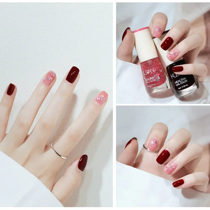Nail Polish White Fine Glitter & More