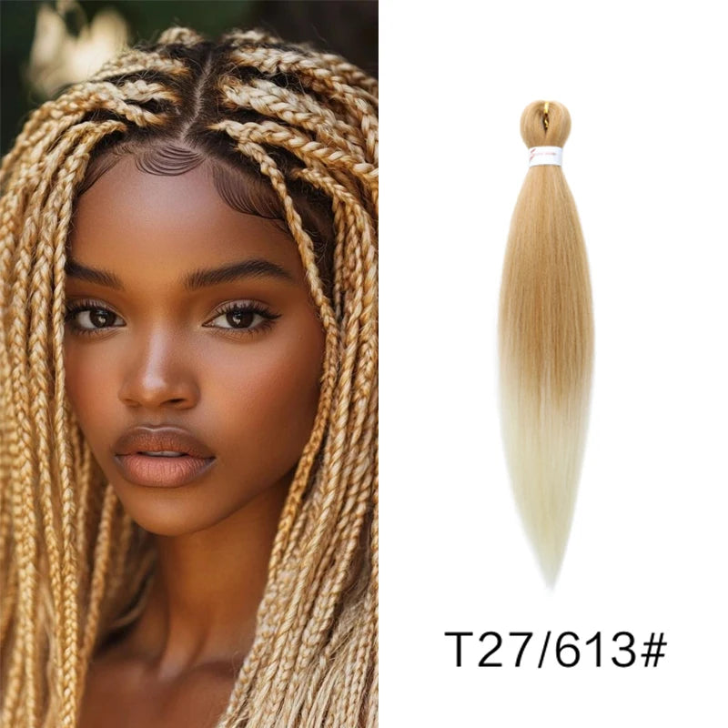 Synthetic  Braiding Hair Pre Stretched 20Inch Hair Extension Jumbo Braids Hair For Crochet Passion Twist Hair 1Pcs