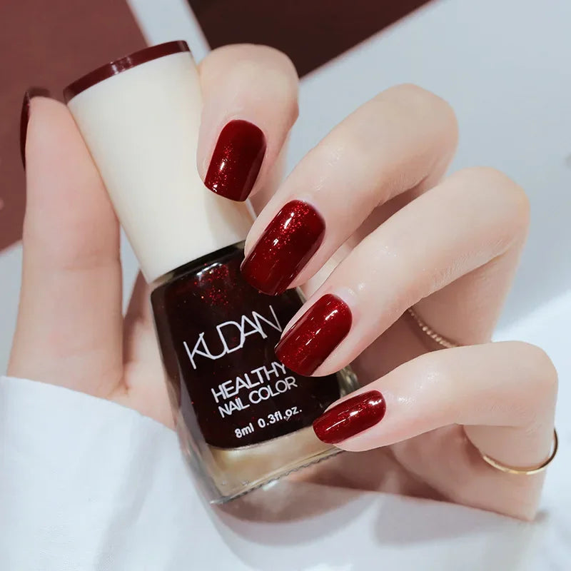 Nail Polish White Fine Glitter & More