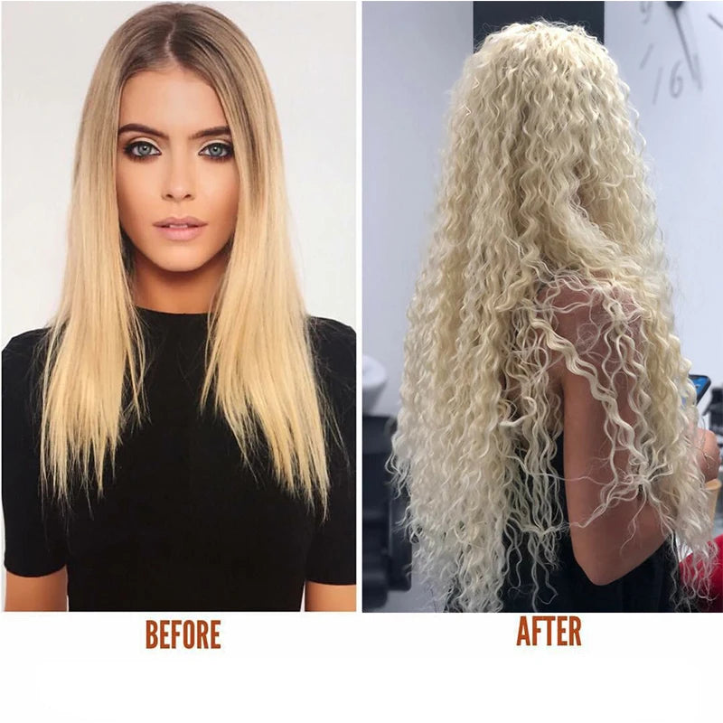 30Inch Synthetic Long Curly Braiding Hair Extension Crochet Hair for Black Women Long Deep Wave Wet and Wavy Braiding Hair