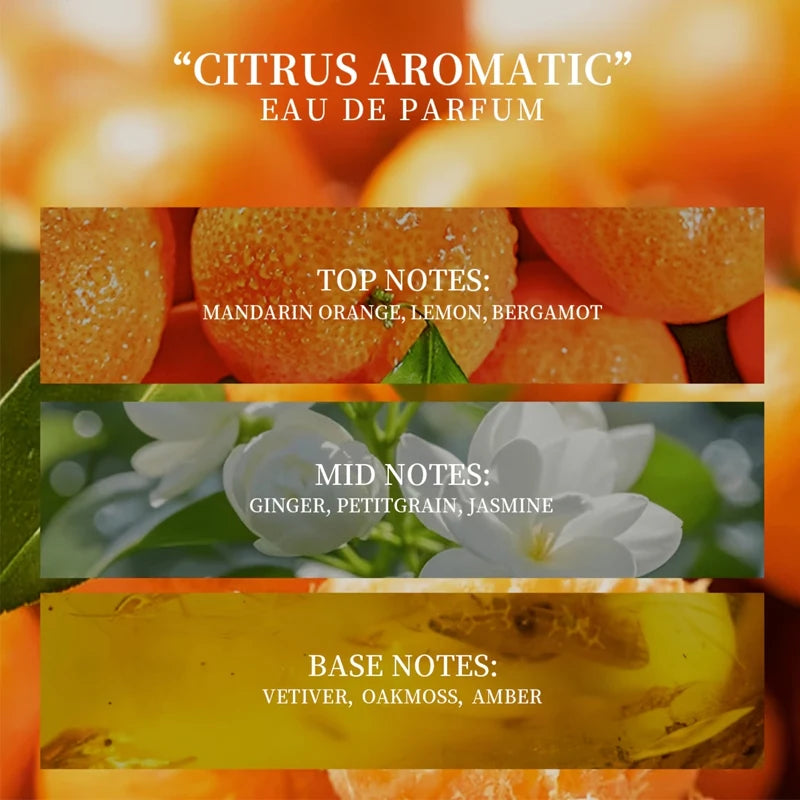 Frozen Orange Women's orange-scented roll-on perfume, elegant citrus fragrance, light & natural scent