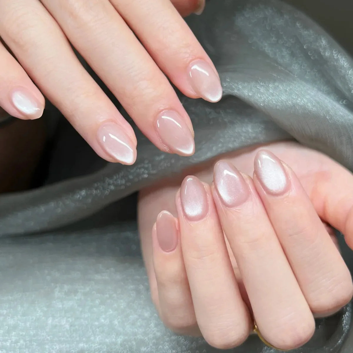 3D Acrylic False Nails Almond Medium Press on Fake Nails & More (37 Options)