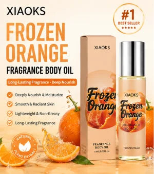 Frozen Orange Women's orange-scented roll-on perfume, elegant citrus fragrance, light & natural scent