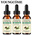 Castor Oil and Rosemary Oil for Hair Growth Mix Enhances hair thickness and Shine, Reduce Hair Loss and Split Ends Hair Care Oil