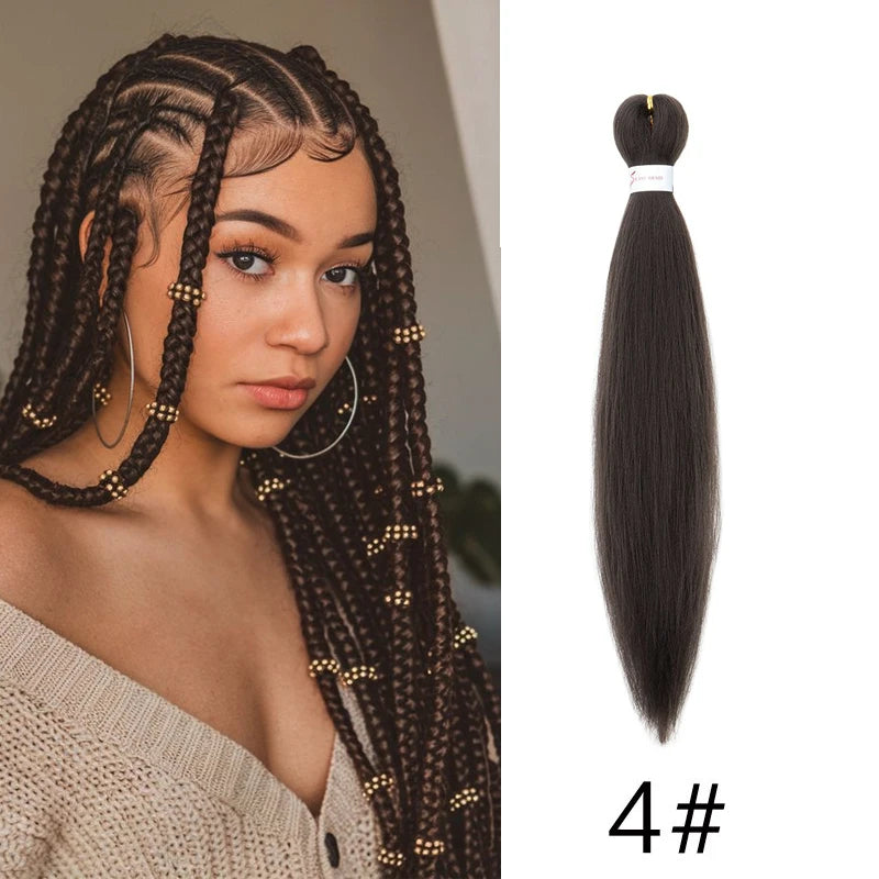 Synthetic  Braiding Hair Pre Stretched 20Inch Hair Extension Jumbo Braids Hair For Crochet Passion Twist Hair 1Pcs