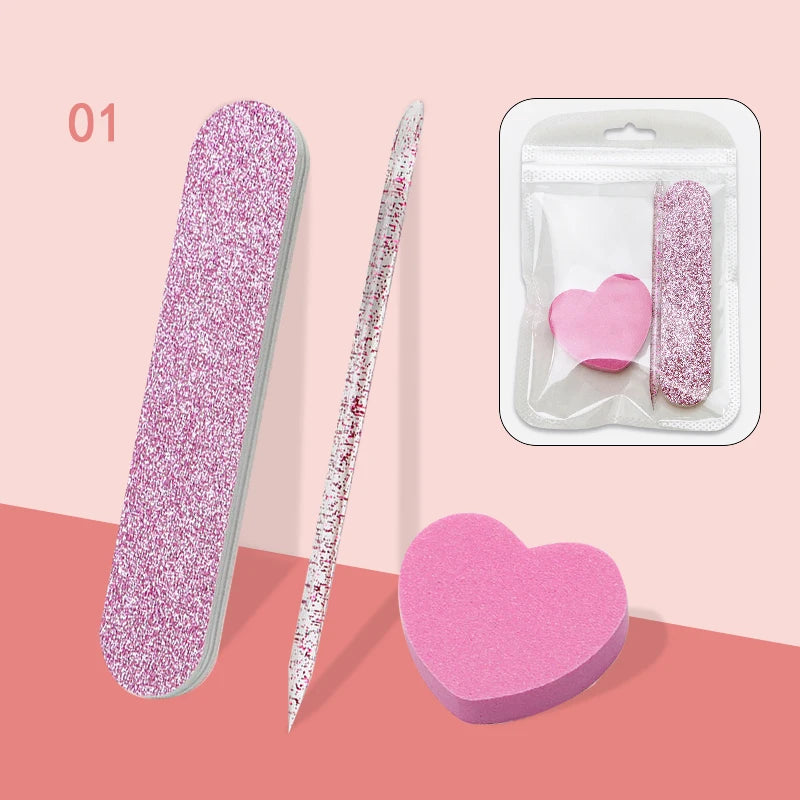 24Pcs Fashion French Style False Nails With Jelly Nail Glue Simple Removable Wearable Artificial Press On Nail Tip (5 Options) (B)