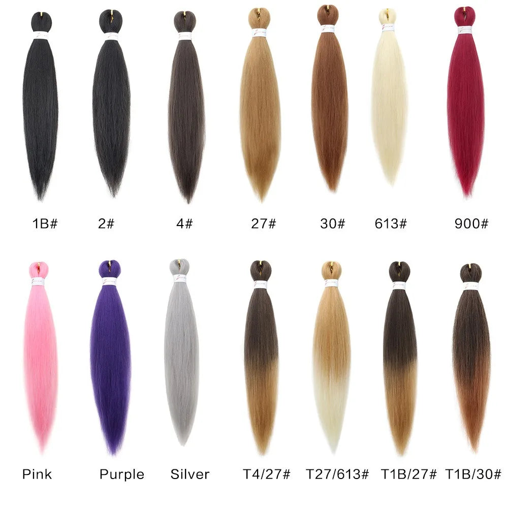 Synthetic  Braiding Hair Pre Stretched 20Inch Hair Extension Jumbo Braids Hair For Crochet Passion Twist Hair 1Pcs