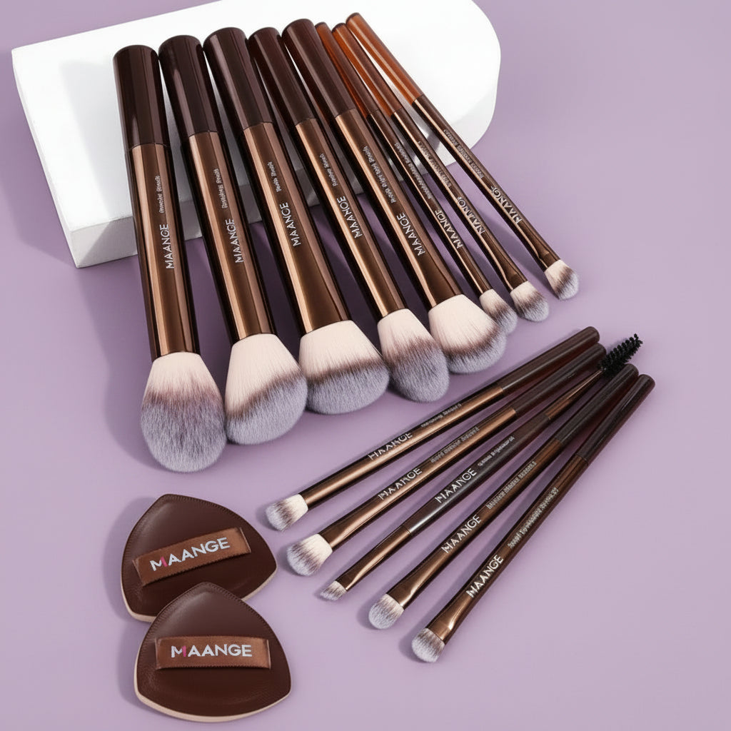MAANGE Premium Makeup Brush Set (13 Brushes)