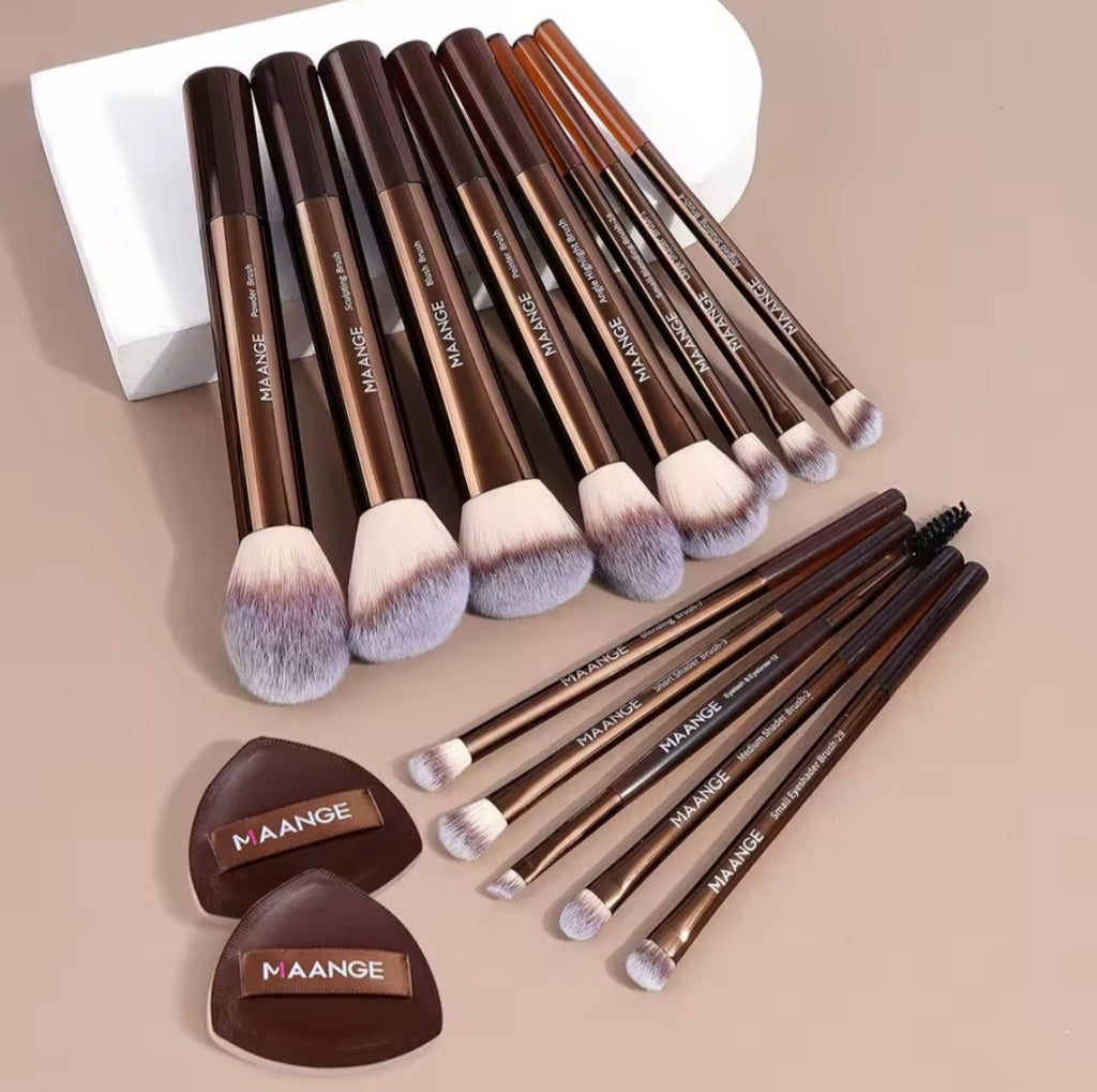 MAANGE Premium Makeup Brush Set (13 Brushes)
