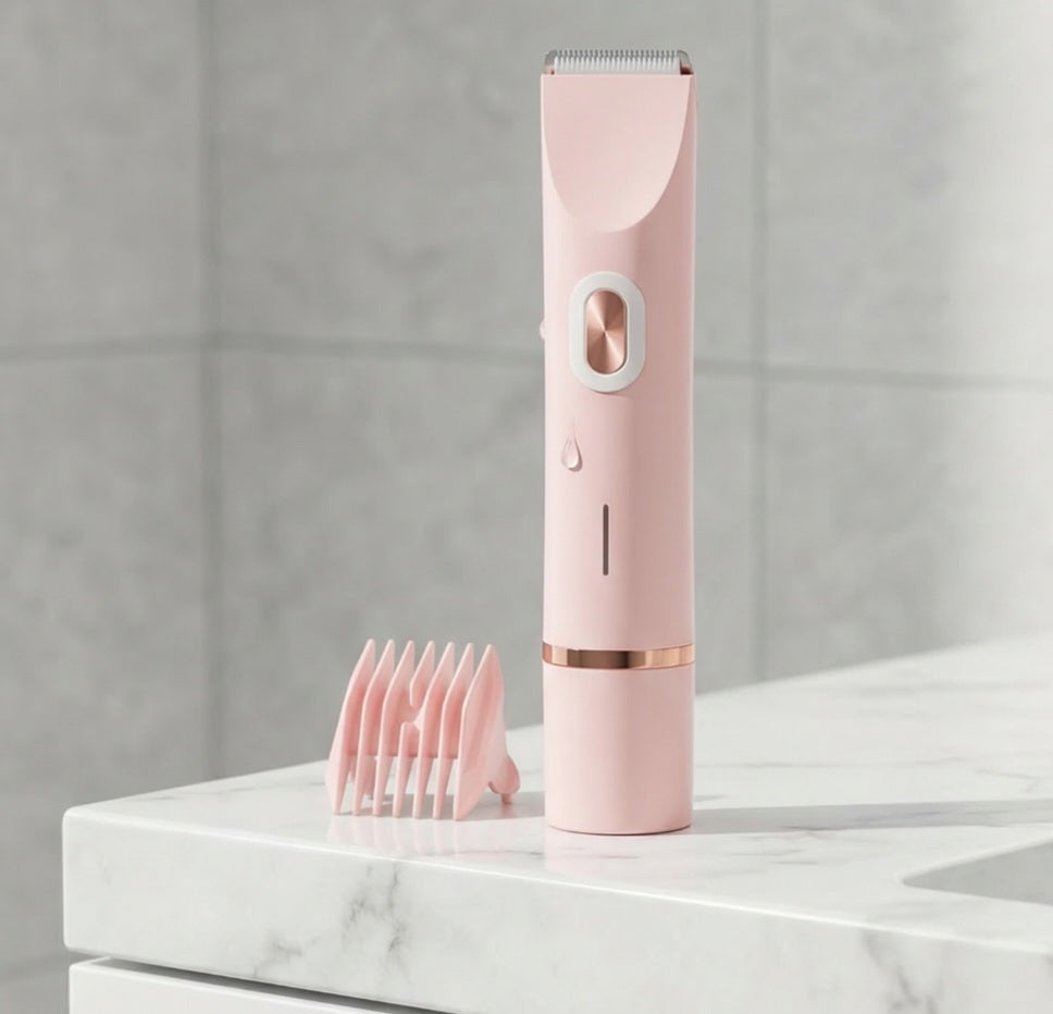 2 In 1 Hair Remover Women's Double Head Shaver Private Pubic Hair Trimmer Electric Razor Wet Dry Electric Body Hair