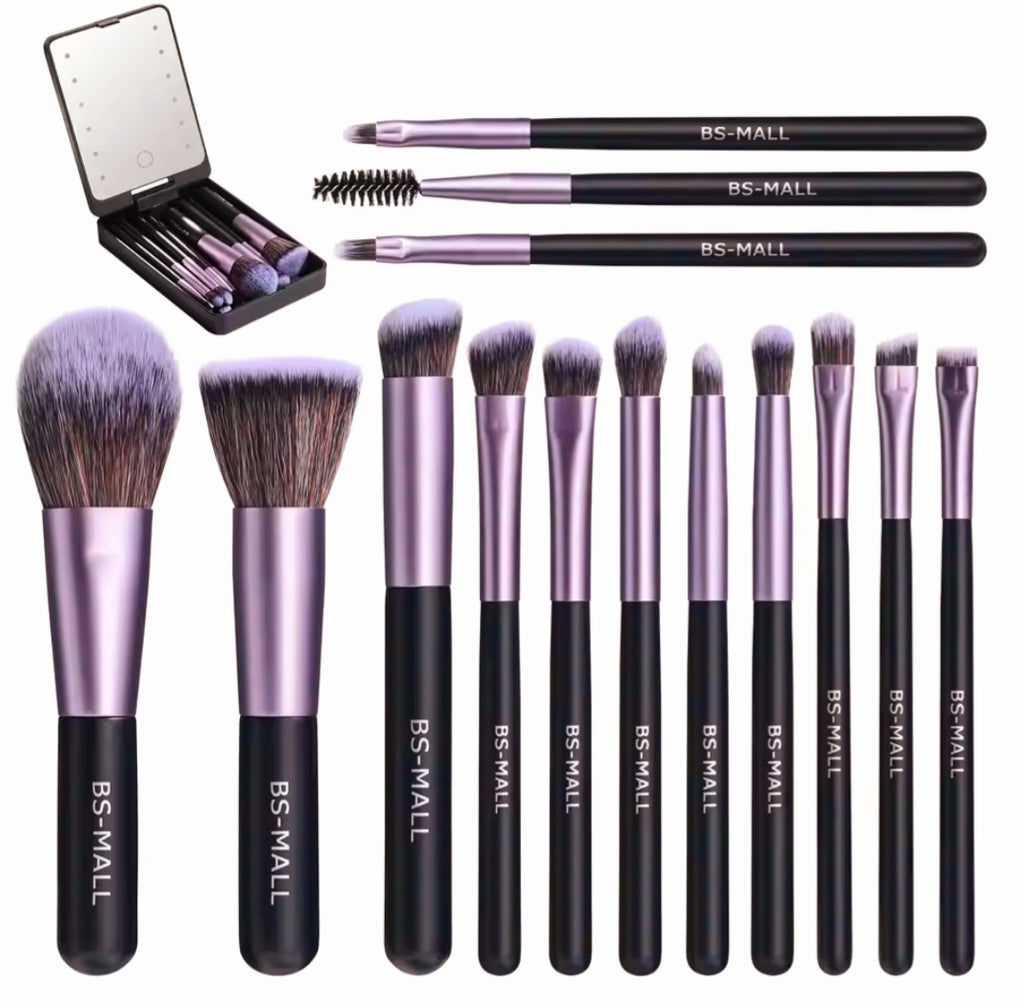 Led Lightup Makeup Brush & Case