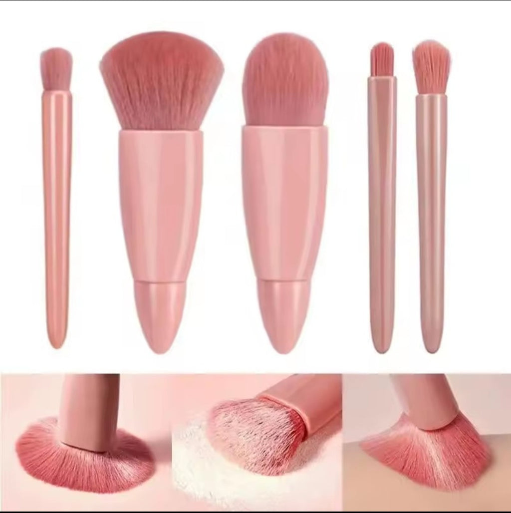 5pcs Travel Size Makeup Brushes Set Mini makeup Brushes