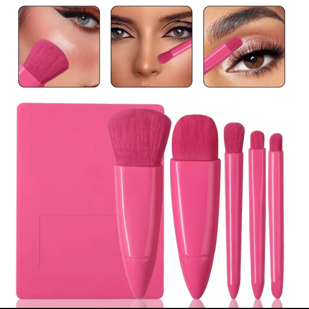 5pcs Travel Size Makeup Brushes Set Mini makeup Brushes