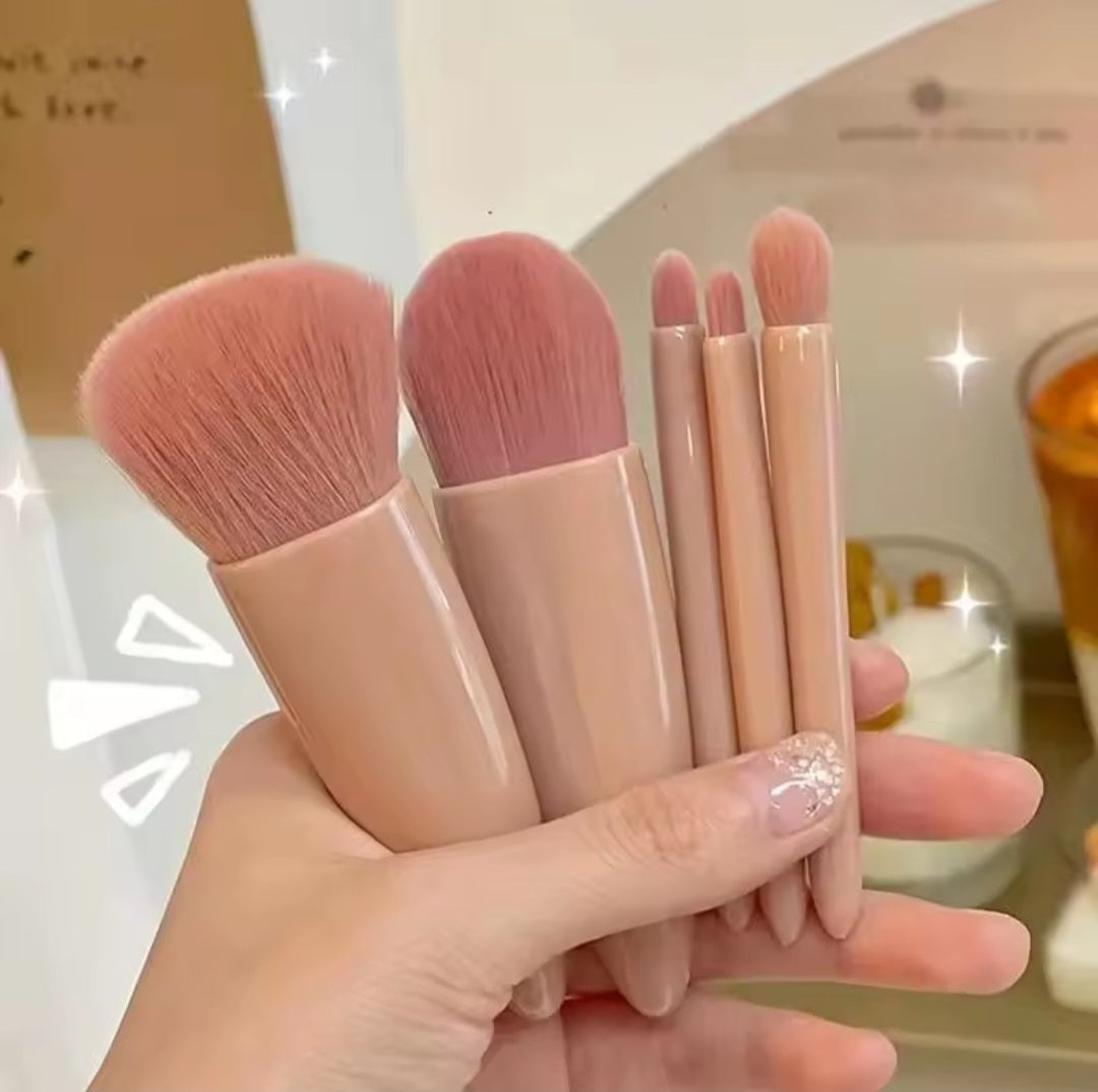 5pcs Travel Size Makeup Brushes Set Mini makeup Brushes