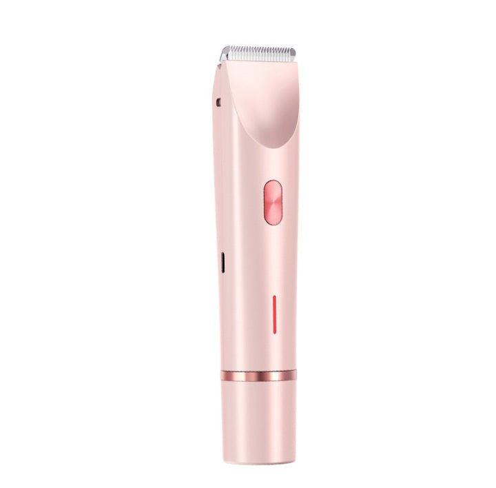 2 In 1 Hair Remover Women's Double Head Shaver Private Pubic Hair Trimmer Electric Razor Wet Dry Electric Body Hair